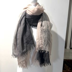Barja scarf, sarong, pareo ombre wool and silk from intermix super soft